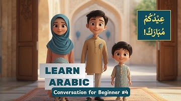 Arabic Conversation for Beginner #4| Learn Arabic Conversation | Basic Arabic Speaking Skills - Eid