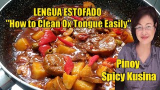 Lengua Estofado Recipe - Pinoy Style |  How to Cook Ox Tongue