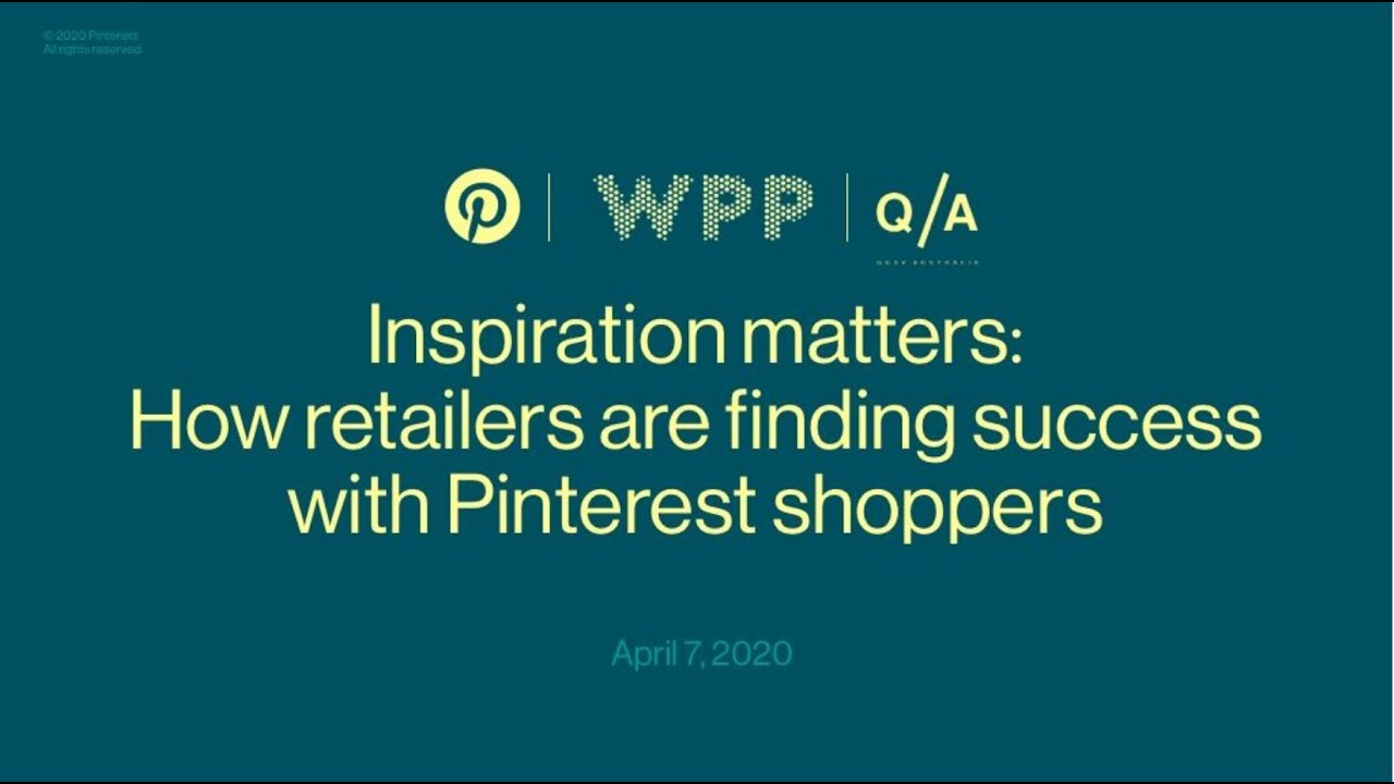 Inspiration Matters: How retailers are finding success with Pinterest ...