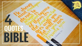 Inspiring BIBLE Quotes | Handlettered | Christian Inspiration 4 screenshot 3