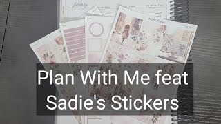 Plan With Me feat Sadie's Stickers @SadiesStickers