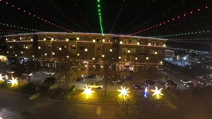 Christmas Lights in Frisco Square 2022 - DJI Actio...