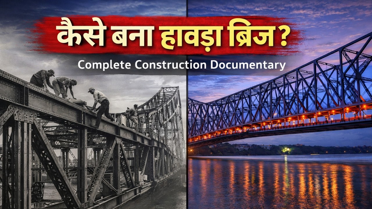 बिना नट-बोल्ट के कैसे खड़ा है हावड़ा ब्रिज? | The Untold Engineering Story
