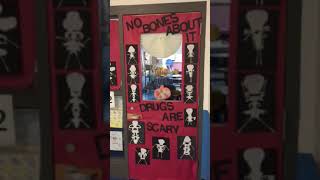 Mrs. McGrath’s 3rd Grade Red Ribbon Week Door