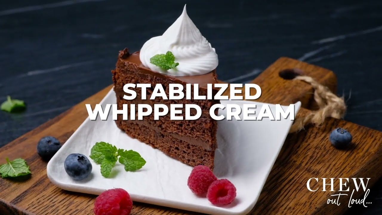 Stabilized Whipped Cream