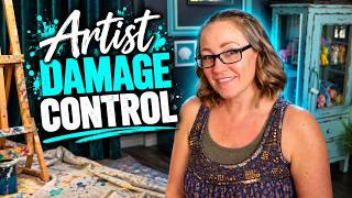 Art Is Messy... Here’s How I Protect My Studio.