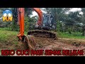 beko alat berat hitachi excavator zaxis 110 MF 5G semi long arm keruk lumpur cuci parit perkebunan