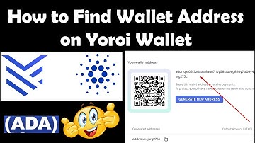 How to Find Wallet Address on Yoroi Wallet | Yoroi Wallet | ADA COIN