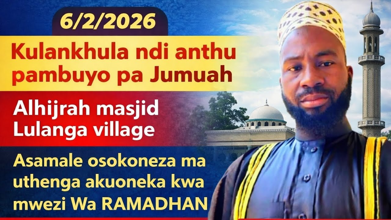 Sheikh Ahmad mussah: Kulankhula ndi anthu pambuyo pa jumuah #malawi #reminder #muslim