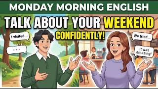 Monday Morning English: Talk About Your Weekend Confidently | Real Conversations