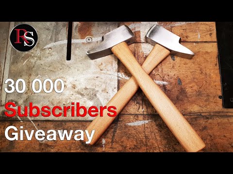 30K Subscribers Thank You Giveaway - French Cross Peen Hammers (Over)