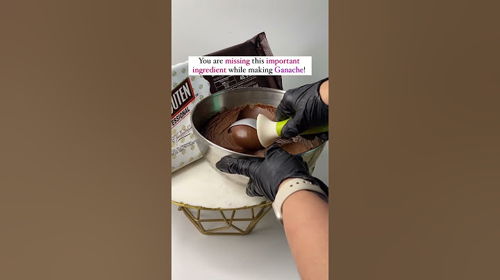 The most important ingredient while making ganache!🫶🏻 Check out the description for the details!