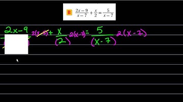 Ch 8-5 Solving Rational Equations and Inequalities