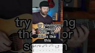 Major Scale In Thirds!