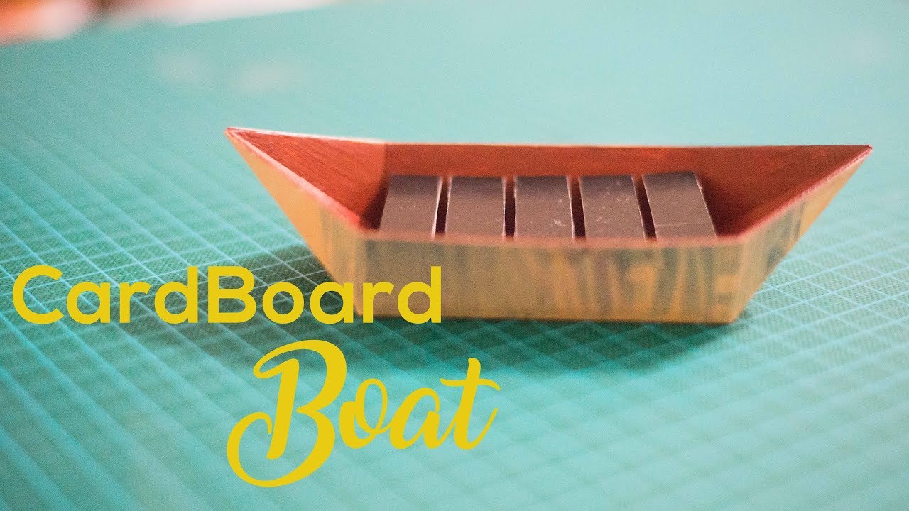 How to make a Boat using waste CardBoard, Easy Craft Ideas