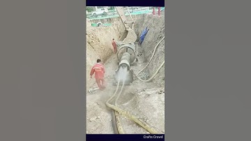 Trenchless Pipe Hammering Process | Horizontal Drilling Method