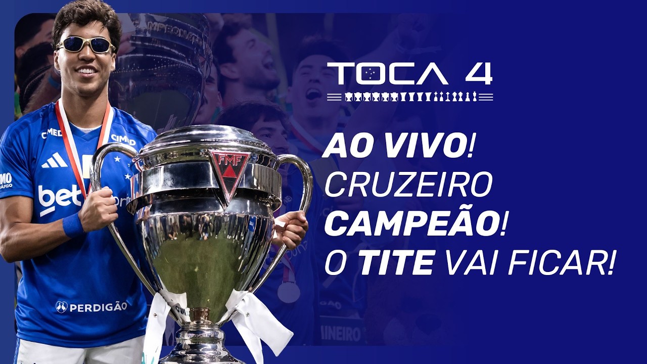 CRUZEIRO FINALMENTE CAMPEÃO🔵🦊 | OPINIÕES, POLÊMICAS E O QUE VAI SER DAQUI PRA FRENTE | TOCA 4 #38