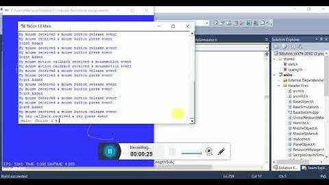 OpenGl C++ Car Following Hermite Curve Animation