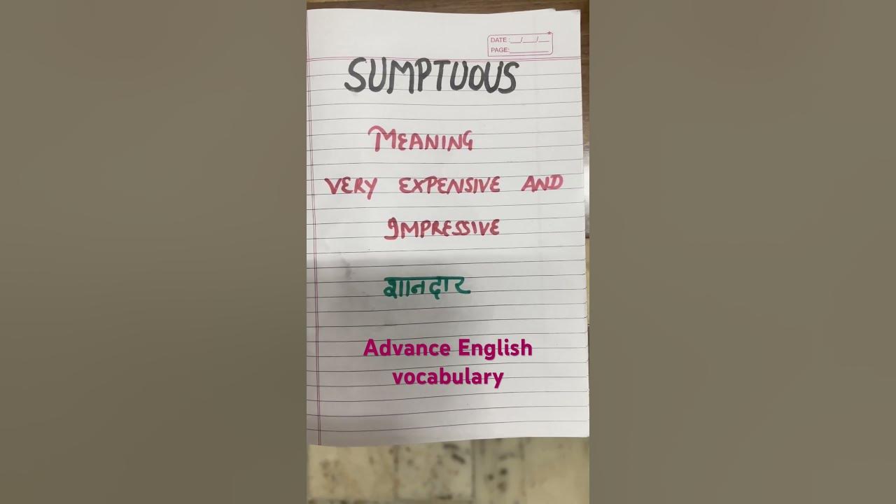 Sumptuous Meaning Learning Paths 69 shorts youtubeshorts shortvideo sumptuous-meaning-learning-paths-69-shorts-youtubeshorts-shortvideo