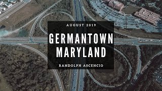 Aerial View of Germantown, Maryland