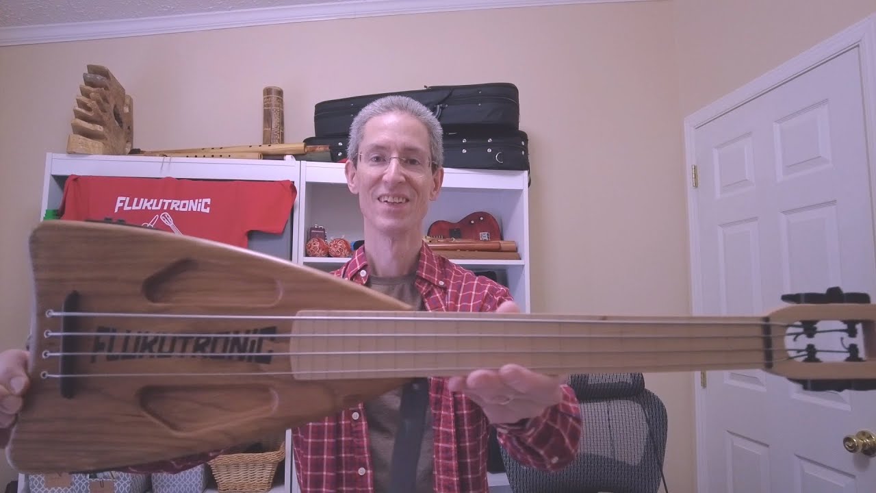 First Look Flukutronic “signature” Timber bass ukulele YouTube