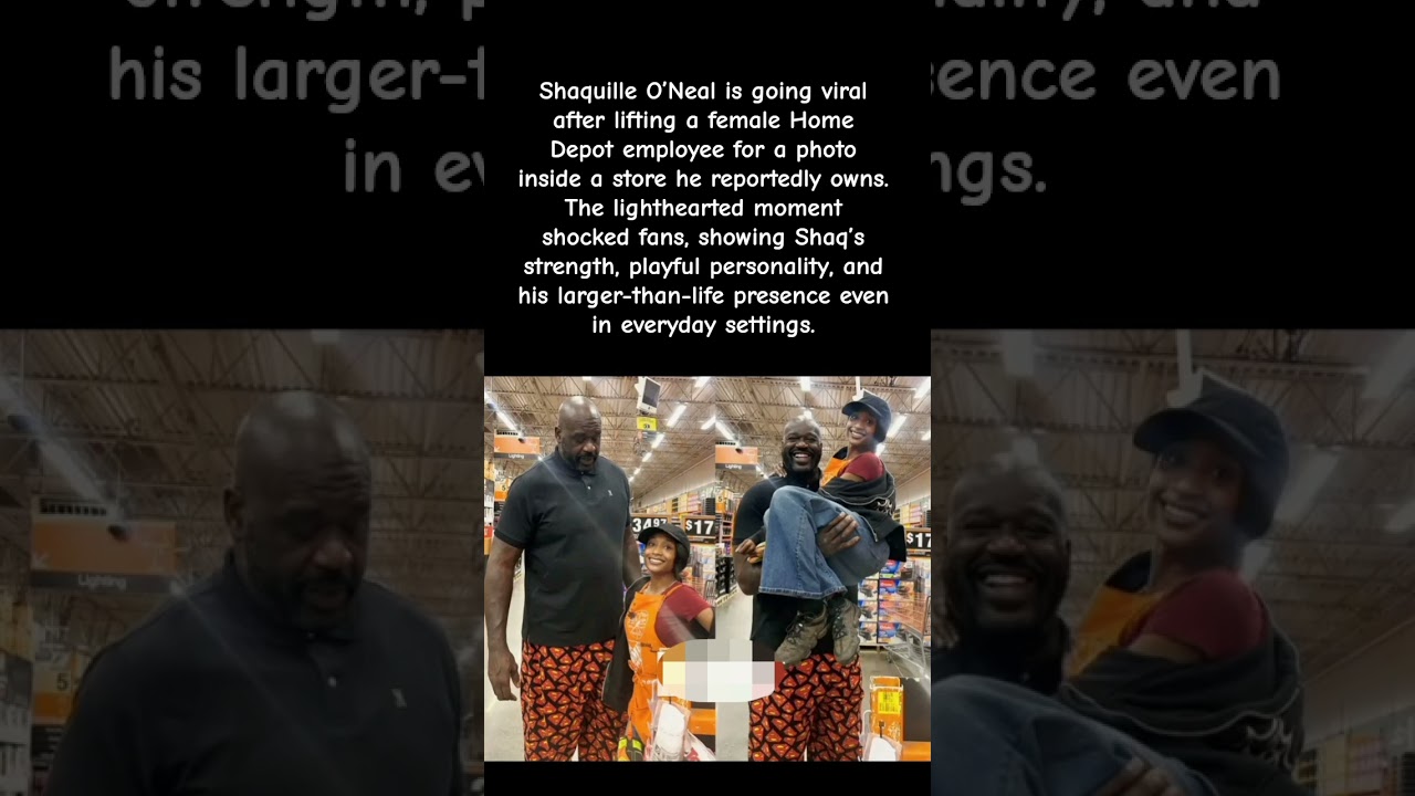 Only Shaq Could Do This at Home Depot 💀💪 