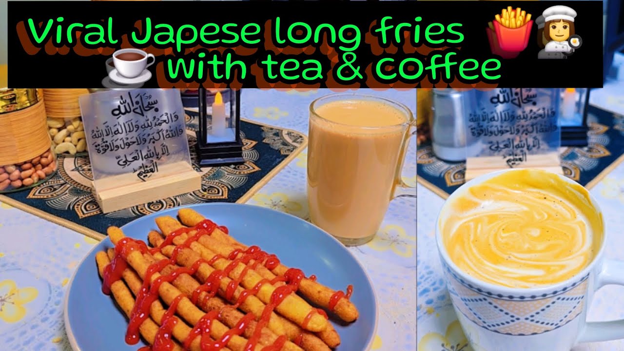 Japnese viral long fries easy recipe 🍟👩‍🍳😋|| 