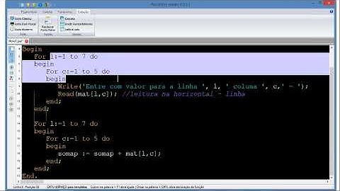 Pascal-E-Matriz-Vídeo 02 - Matriz/Array (Estrutura homogênea multidimensional)