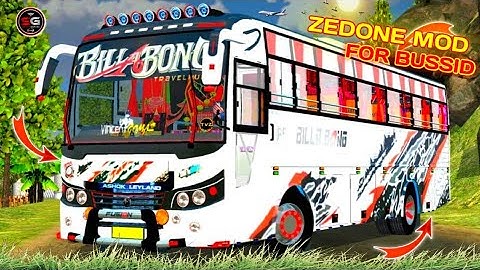 NEW ZEDONE MOD RELEASED FOR BUSSID ll DOWNLOAD NOW ll #bussidmods #bussimulatorindonesia