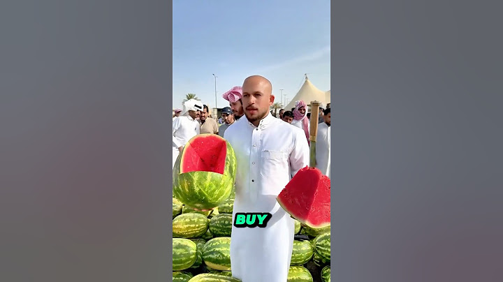 This Is How Watermelons Are Sold in Saudi Arabia – Honesty First! 🍉🇸🇦