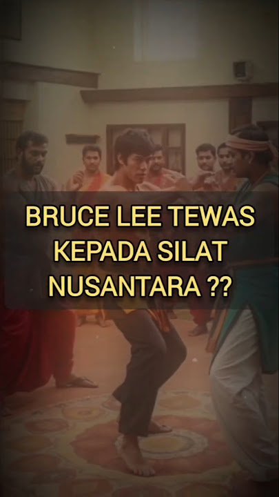 betulkah Bruce lee tewas dengan silat. #brucelee #daninosanto #silat #mitos #fakta