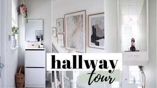 Small Hallway Tour Entryway Decorating Ideas Maisy Meow House Tour