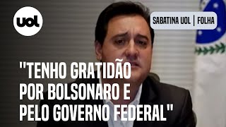 Ratinho Jr. sobre apoio a Bolsonaro: 'Gratidão por quem ajuda o Paraná'