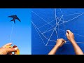 How to make a swallow kite from coconut stalks