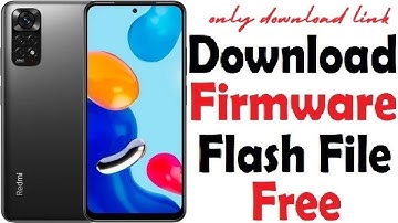 Xiaomi Redmi Note 11 NFC (SPESN) Flash Firmware Free Download
