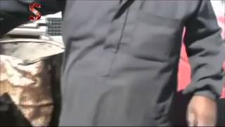 شبكة سوريا مباشر - دمشق - زملكا - رجل كبير في السن ينام على السطح رغم القصف العنيف