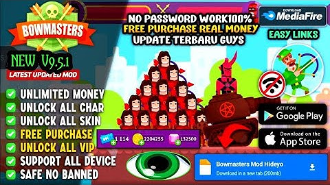 Bowmasters Mod Apk 2025 v9.5.1 - Unlimited Everything & Unlock All Characters