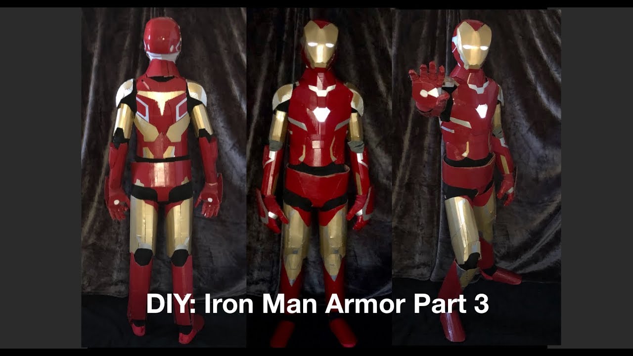 Diy: Iron Man Mark 85 Armor Tutorial Part 3! - Youtube