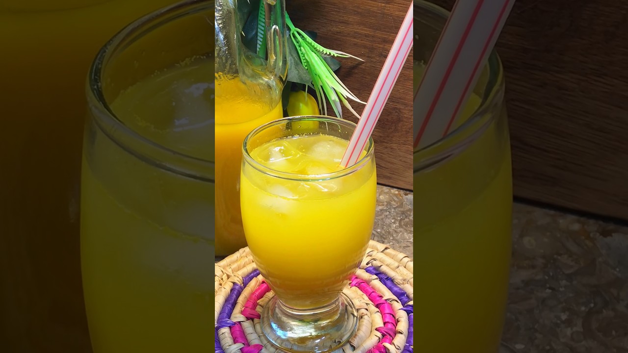 How to make mango slice juice at home | mango juice | super easy to make 