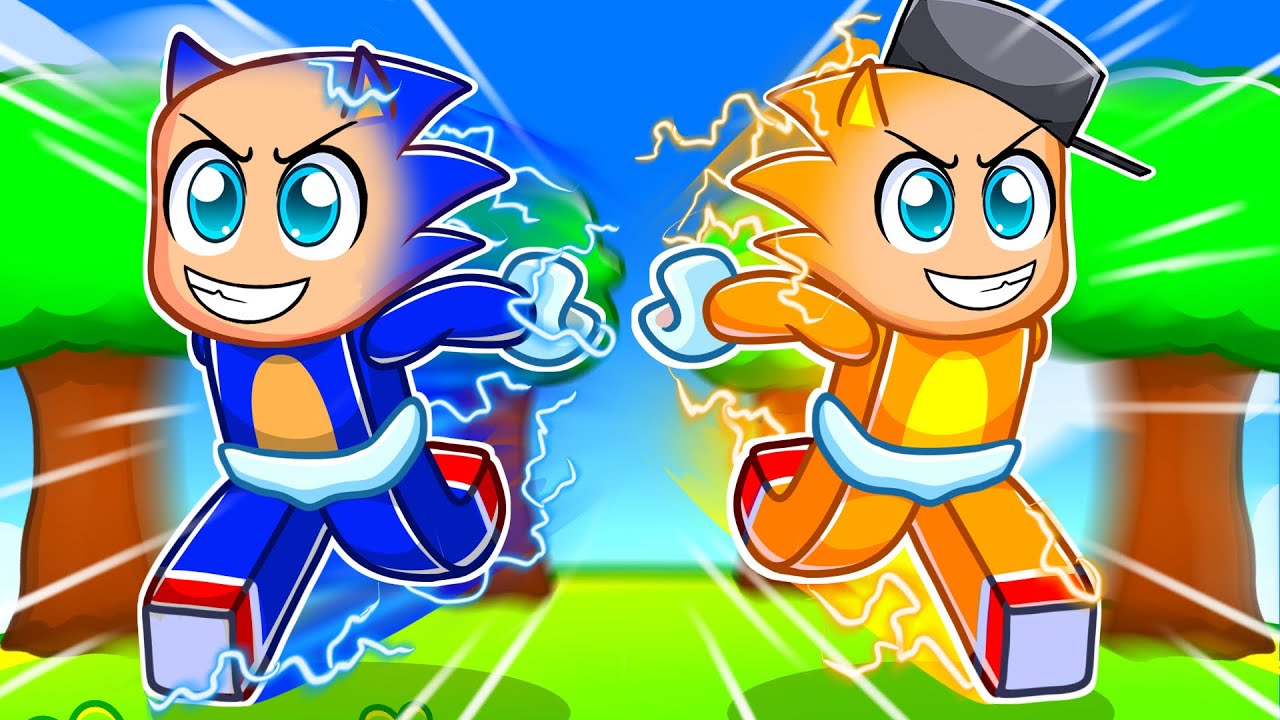 Becoming SUPER SONICS in Roblox!