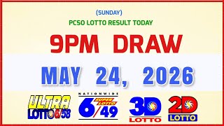 Lotto Results Today 9pm May 24, 2026 PCSO 6/58, 6/49