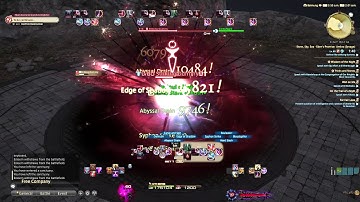 DRK Rotation Practice on E9S Striking Dummy