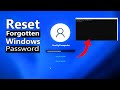 Windows 10 password reset without losing data  windows 1011 forgotten password reset