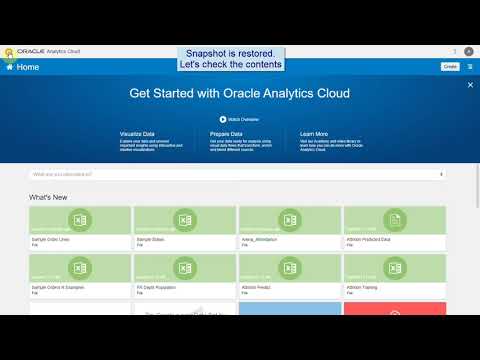 Content Migration Using Snapshot File Options