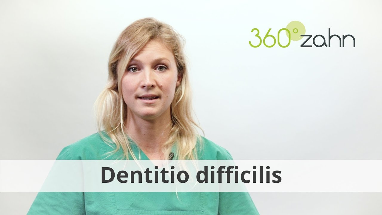 Dentitio difficilis - Was bedeutet Dentitio difficilis? | Dental-Lexikon | 360°zahn