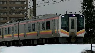 E129系B7編成　信越本線上り普通428M　新潟→長岡