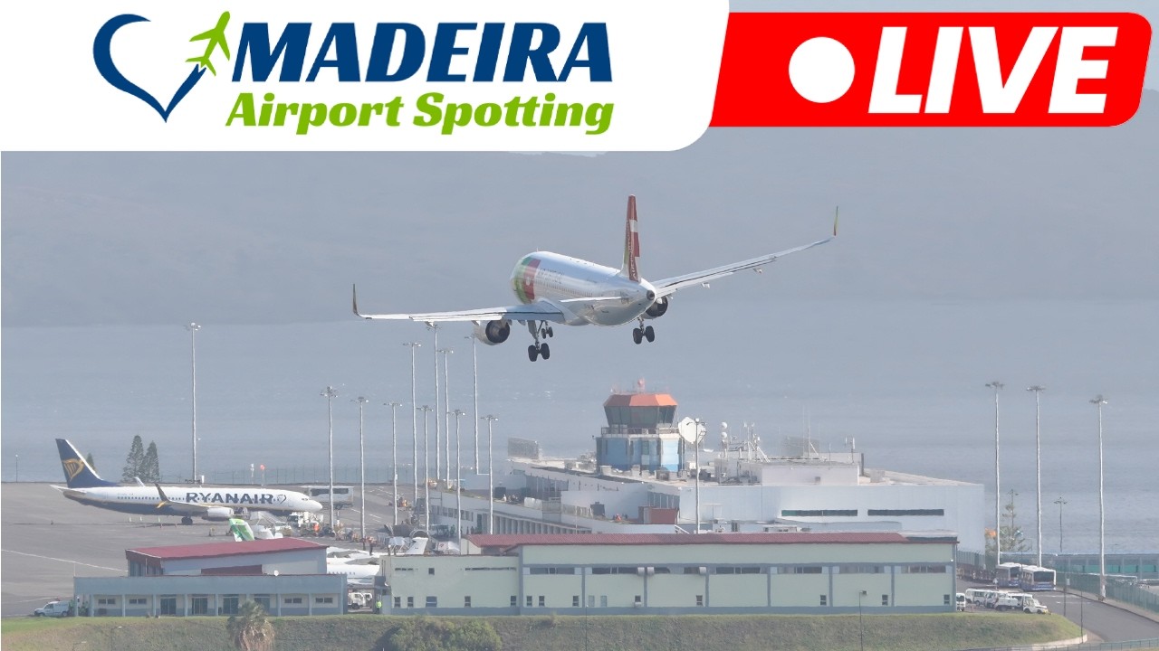 LIVE BIG CROSSWIND Action at Madeira Island Airport 03.03.2026