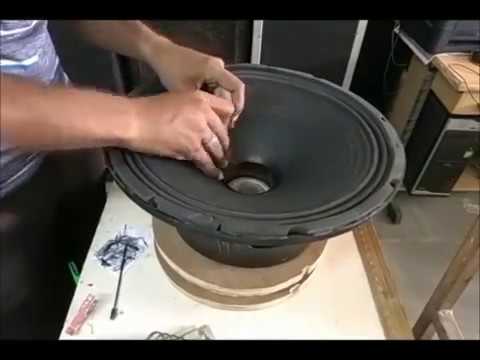 how to recone a speaker at home | Speaker repair kaise kare || How to ...