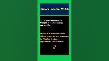 Support and Movement || Short MCQS | MDCAT Test -5