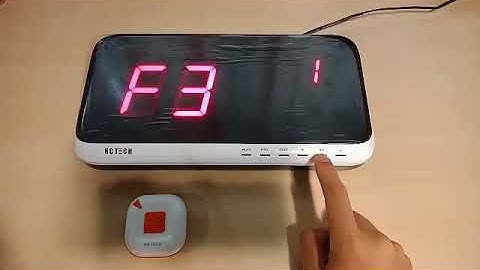 SR-A2003 Monitor: Tutorial on Adjusting Display time setting.